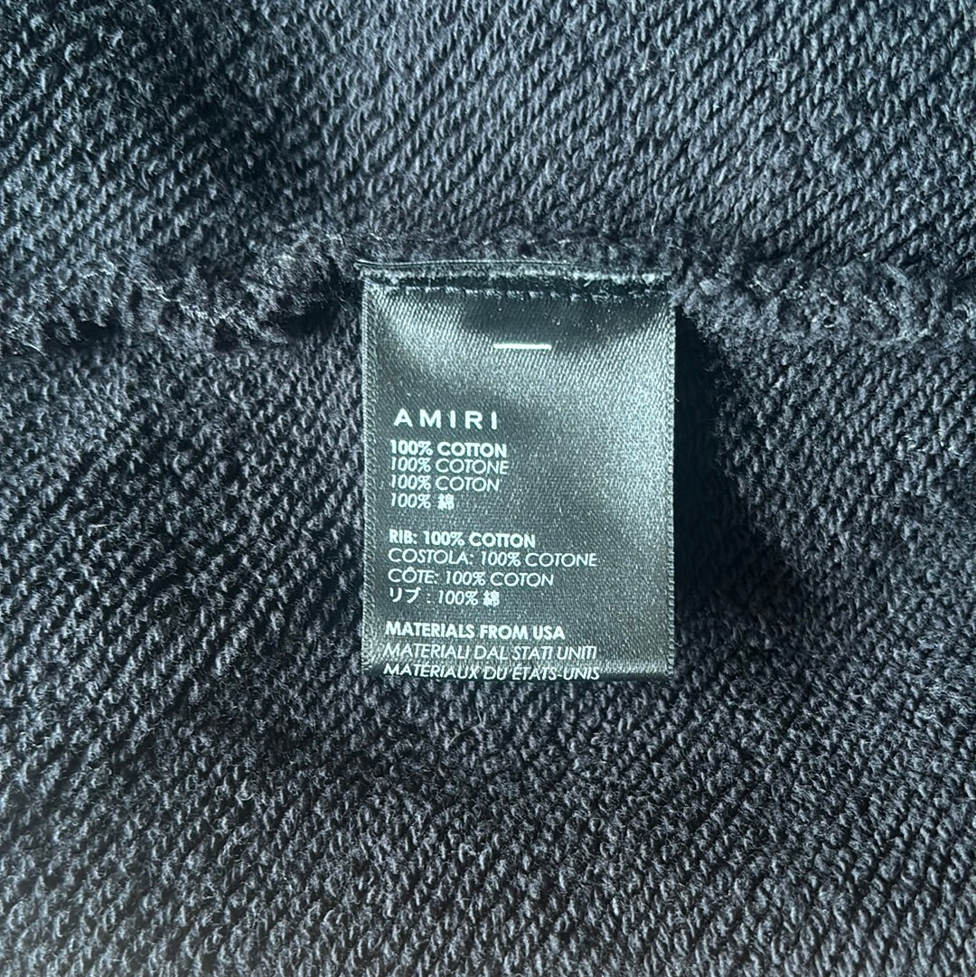 Amiri Sweater Crewneck Dove Print