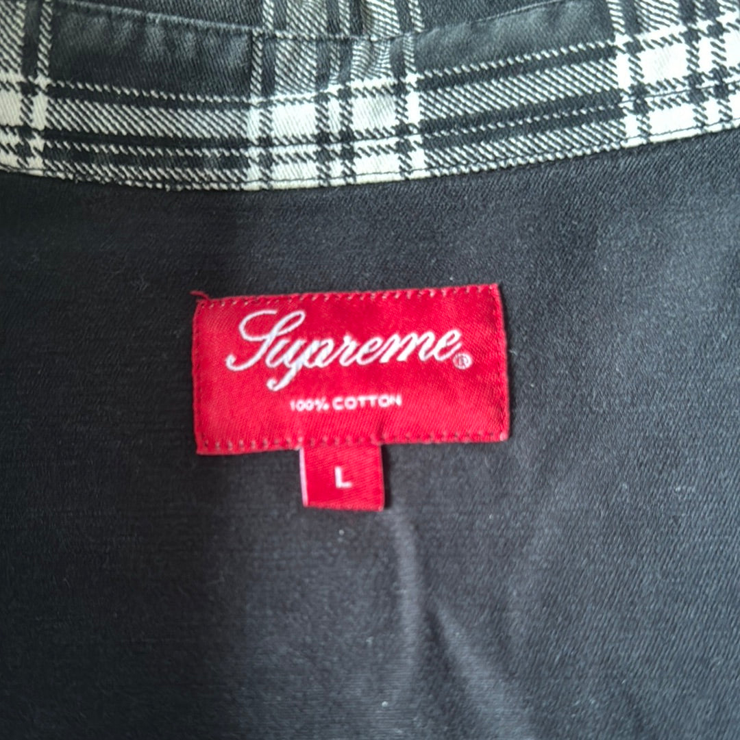 Supreme Shirt Black Grey Print