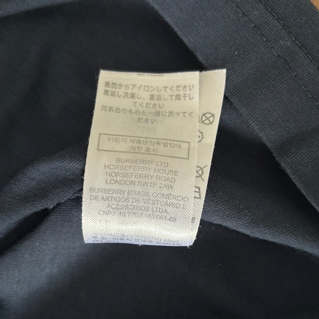 Burberry T-Shirt Navy Logo