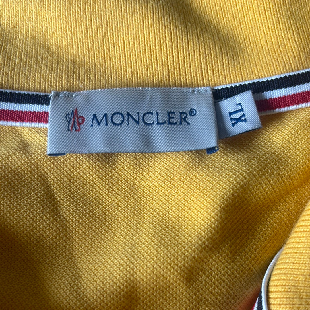 Moncler Polo Yellow