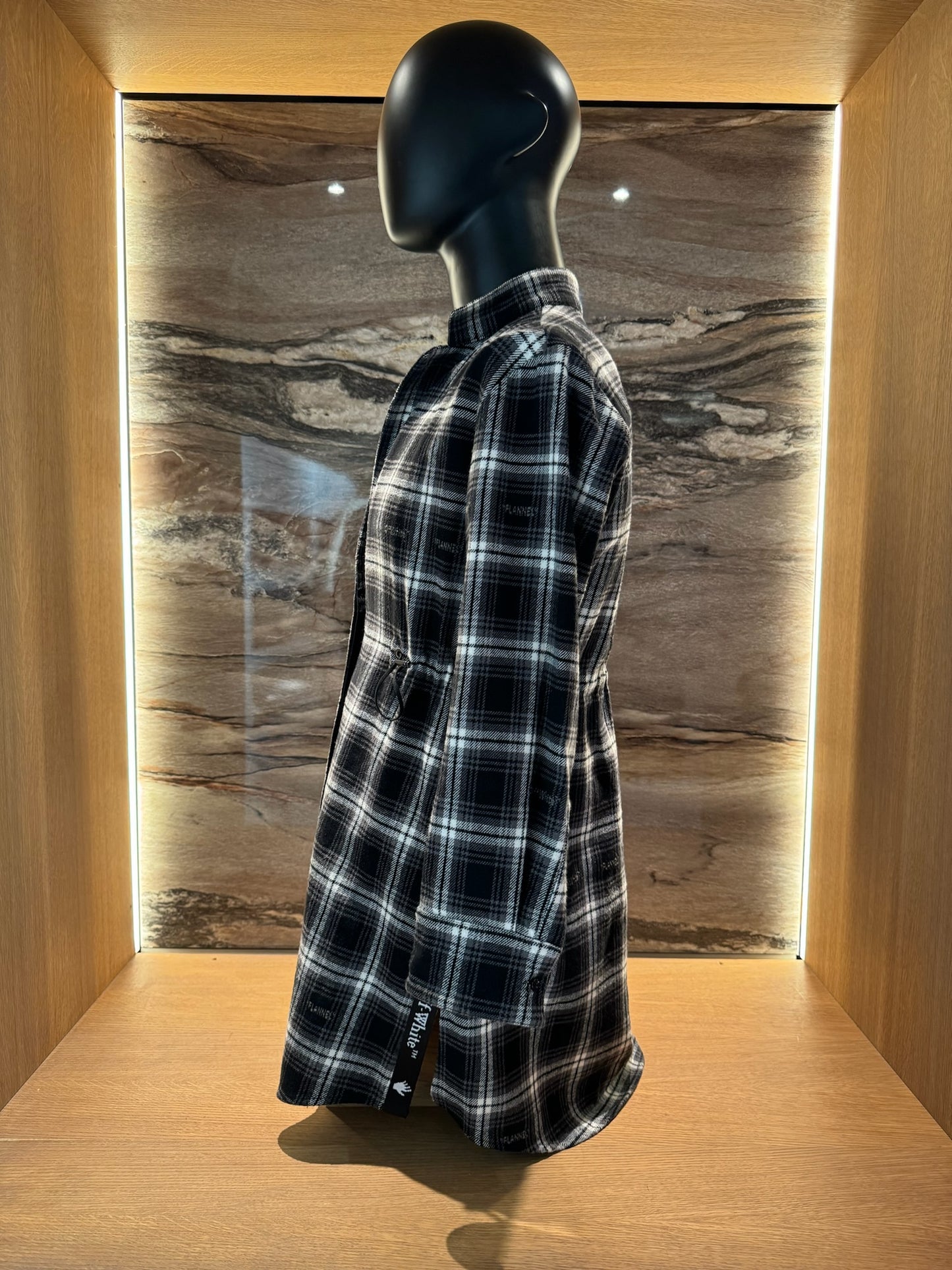 Off-White Flannel Shirt Womans