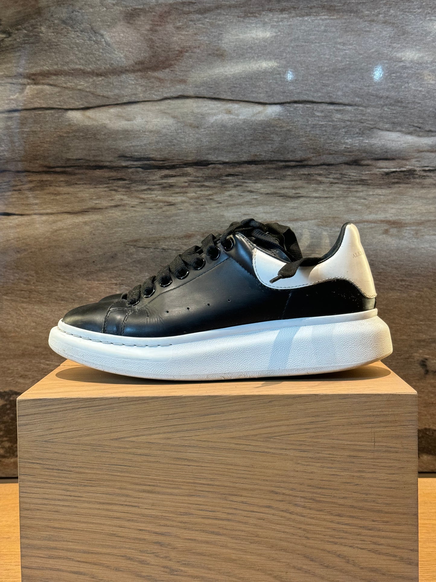 Alexander McQueen Oversized Sneakers Black White