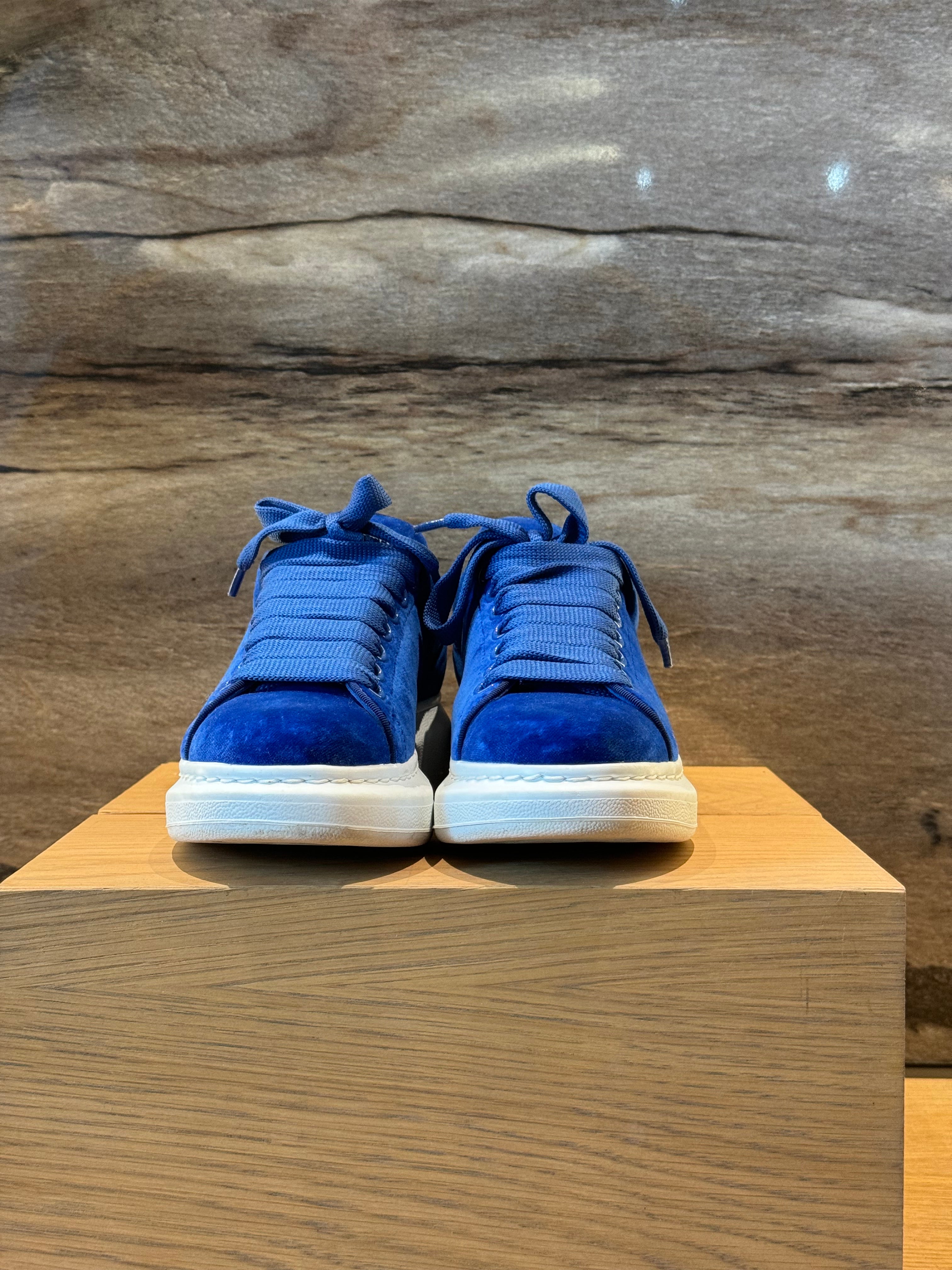 Beautiful Blue authentic Velour Sneakers...