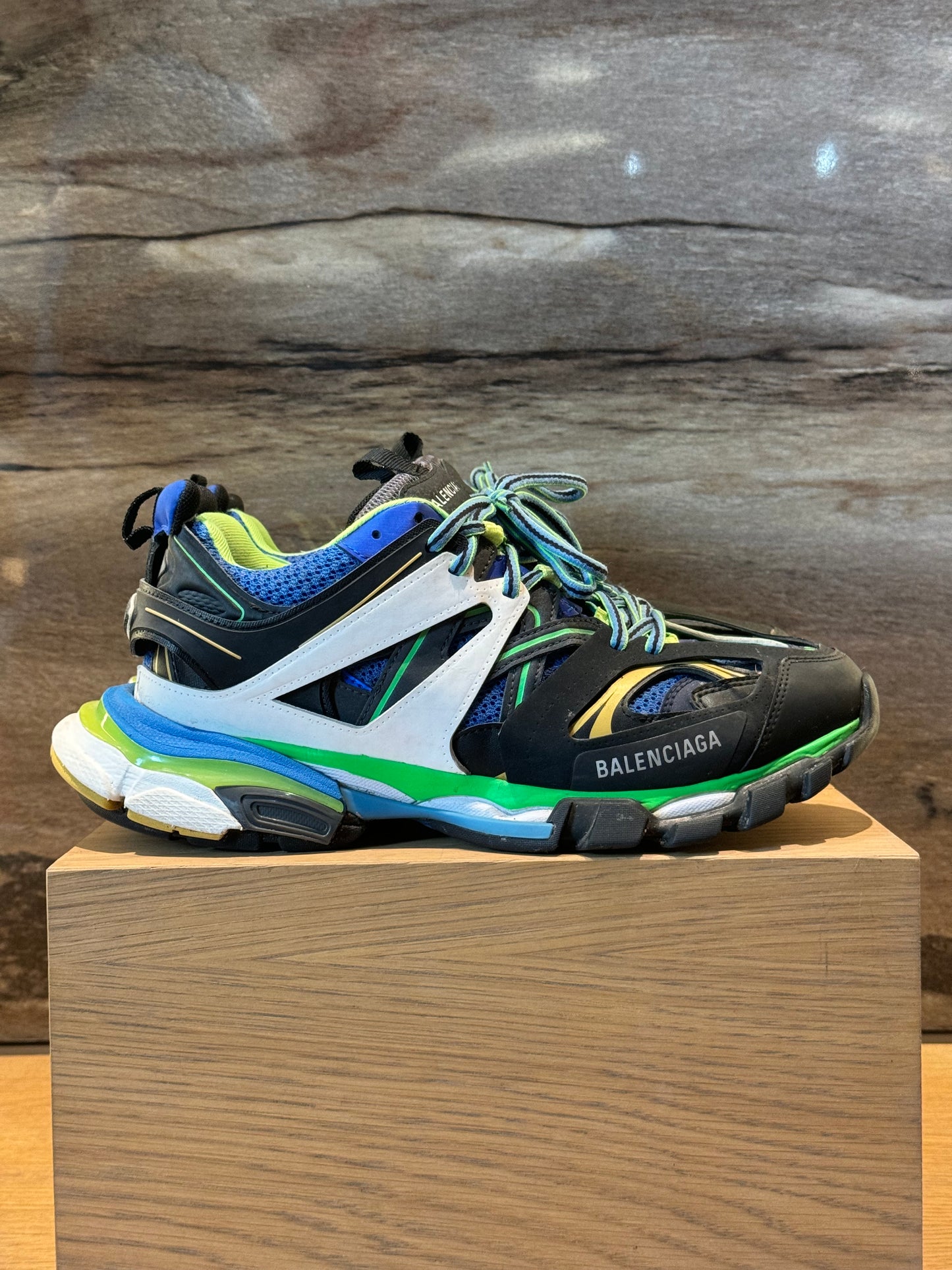 Balenciaga Sneakers Track Black Blue Green