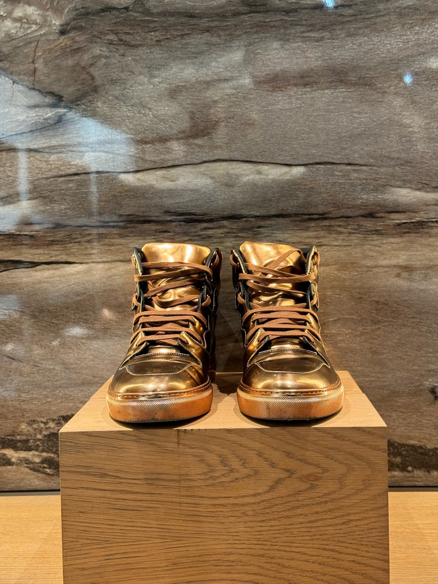 Balenciaga High Top Bronze