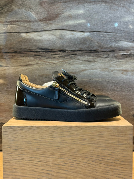 Giuseppe Zanotti Sneakers Zip Low Black Leather